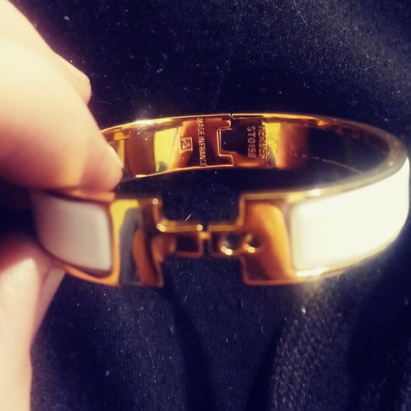 Rose and gold Hermes bracelet - Picture 1 of 2